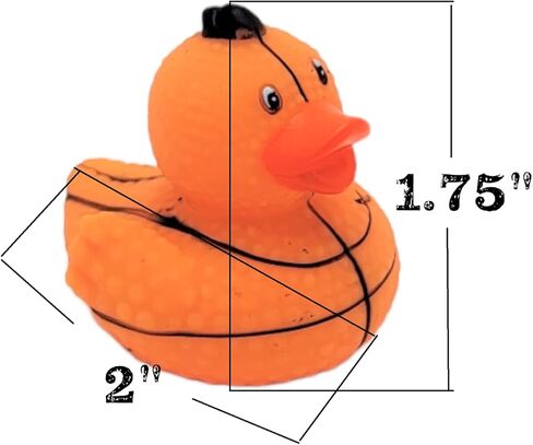 البط المطاطي ذو الطابع الرياضي الرائع (2 بوصة) (12 حزمة) ألعاب حمام السباحة اللطيفة من Duckies. (الهوكي) in Kuwait