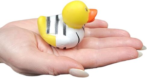 البط المطاطي ذو الطابع الرياضي الرائع (2 بوصة) (12 حزمة) ألعاب حمام السباحة اللطيفة من Duckies. (الهوكي) in Kuwait