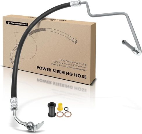 A-Premium Power Steering Hose Pressure Hose Line Assembly Compatible with Toyota Tacoma 2005-2015 V6 4.0L Pump To Gear/Rack Pinion Replace# 44410-04220 in Saudi Arabia