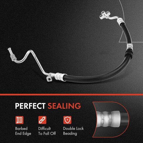 A-Premium Power Steering Hose Pressure Hose Line Assembly Compatible with Toyota Tacoma 2005-2015 V6 4.0L Pump To Gear/Rack Pinion Replace# 44410-04220 in Saudi Arabia