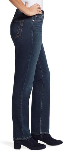 Bandolino Women's Mandie Signature Fit High Rise Straight Leg Jean in Saudi Arabia