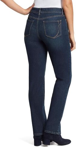 Bandolino Women's Mandie Signature Fit High Rise Straight Leg Jean in Saudi Arabia