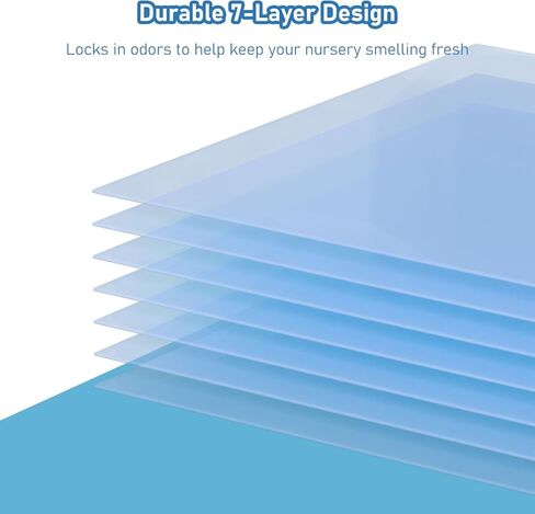 Diaper Pail Refills Bags with 30 Bags Compatible with Genie Easy Roll Signature Diaper Pails, Lasts Up to 8 Months, 7-Layer Odor-Barrier Technology, 2-Pack (60 Bags) in Kuwait