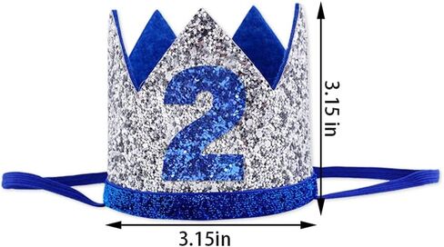 Baby 2 st Birthday Hat, Birthday Party Decorations, Kids Party Props Shooting, Party Supplies in Saudi Arabia