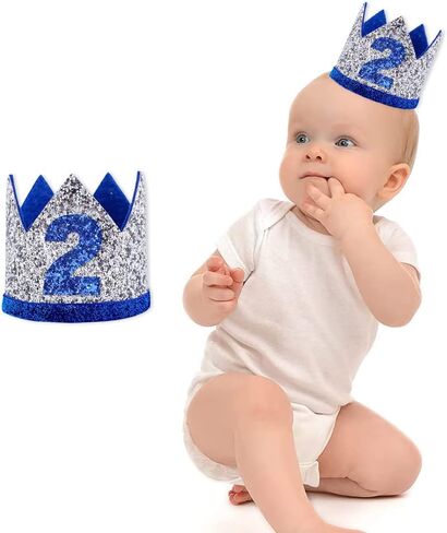 Baby 2 st Birthday Hat, Birthday Party Decorations, Kids Party Props Shooting, Party Supplies in Saudi Arabia