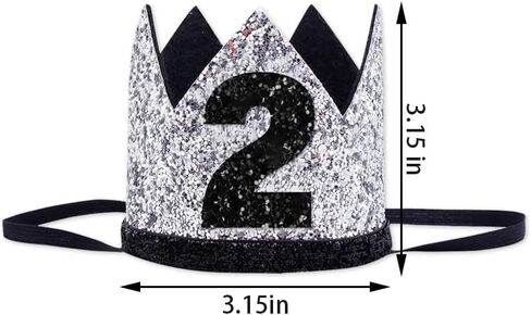 قبعة عيد ميلاد الطفل الثاني، ديكورات حفلات أعياد الميلاد، دعامات حفلات الأطفال، مستلزمات الحفلات in Kuwait