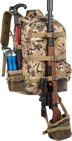 Tactical Assault Pack Backpack Army Molle Bug Out Bag Backpacks Rucksack for 3 Days Outdoor Hiking Camping Trekking Hunting 45L in Saudi Arabia