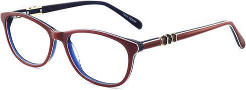 OCCI CHIARI Fashion Computer Blue Light Blocking Glasses women's Eyewear frame Clear Oval Optical Eyeglasses in Saudi Arabia