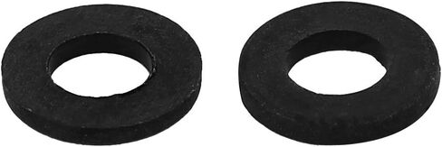 Uxcell M2 x 5mm x 1mm نايلون مسطح عازل غسالات جوانات فواصل قفل لأنابيب الصنبور خرطوم المياه أسود 300 قطعة in Saudi Arabia