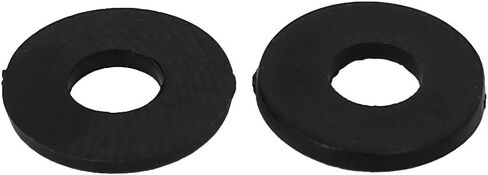 Uxcell M2 x 5mm x 1mm نايلون مسطح عازل غسالات جوانات فواصل قفل لأنابيب الصنبور خرطوم المياه أسود 300 قطعة in Saudi Arabia