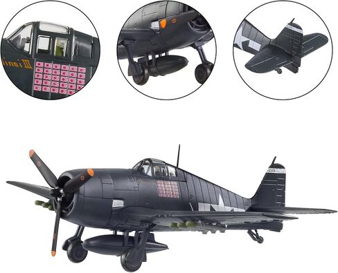 HANGHANG 1/72 F6F طائرة مقاتلة معدنية مقاتلة عسكرية نموذج دييكاست نموذج طائرة لجمع أو هدية in Kuwait