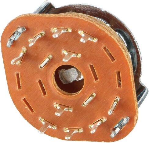 uxcell 2P4T 2 Pole 4 Position Selectable Single Deck Band Channel Rotary Switch Selector 5Pcs in Saudi Arabia