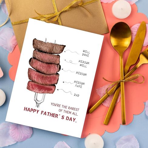 Funny Father's Day Card for Dad Father in Low, Humor Birthday Card for Dad Men, Dad Gift Card for Fathers Day from Son Daughter, Birthday Card Gift for Him - At Least Not From Prison in Saudi Arabia