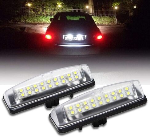 NSLUMO LED License Plate Light for To'yota/Le'xus LED Replacement Bulbs for Car To'yota Camry/Aurion Prius Avensis Verso Lexus Is200/300 White Rear Tag Lamp in Saudi Arabia
