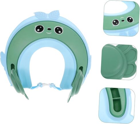 shampoo cap shampoo shower visor hat baby shower hat baby ear shower cap protections bath caps baby wash cap baby shampoo shield hair rinser hat toddler child hair cap plastic in Saudi Arabia