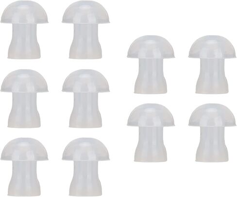 10pcs Ear Tips, Soft Silicone Earplug Domes for BTE,ITE and Pocket Ear Bud Replacements (Medium) in Saudi Arabia