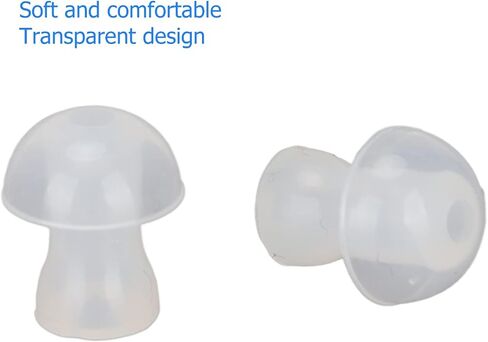 10pcs Ear Tips, Soft Silicone Earplug Domes for BTE,ITE and Pocket Ear Bud Replacements (Medium) in Saudi Arabia