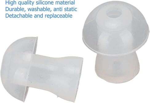 10pcs Ear Tips, Soft Silicone Earplug Domes for BTE,ITE and Pocket Ear Bud Replacements (Medium) in Saudi Arabia