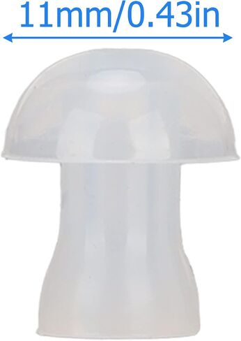 10pcs Ear Tips, Soft Silicone Earplug Domes for BTE,ITE and Pocket Ear Bud Replacements (Medium) in Saudi Arabia