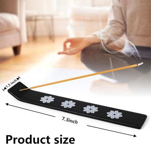 حامل أعواد البخور، حامل مبخرة البخور، صينية البخور للعصي، وعاء رماد البخور السيراميكي للعدادات، غرفة التأمل، اليوغا، المنزل، المكتب in Kuwait