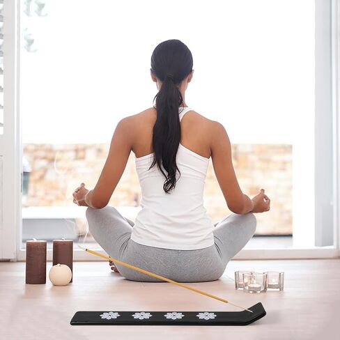 حامل أعواد البخور، حامل مبخرة البخور، صينية البخور للعصي، وعاء رماد البخور السيراميكي للعدادات، غرفة التأمل، اليوغا، المنزل، المكتب in Kuwait