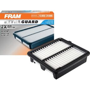 FRAM Extra Guard CA10650 Replacement Engine Air Filter for Select 2009-2014 Honda Fit (1.5L) Model, Provides Up to 12 Months or 12,000 Miles Filter Protection