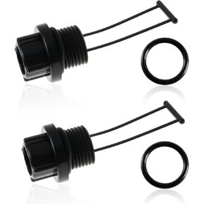 2 PCS Drain Plug Fit for Tigershark Daytona700 1000 Montego Deluxe Monte Carlo 640 770 900 Replace#：0673-404