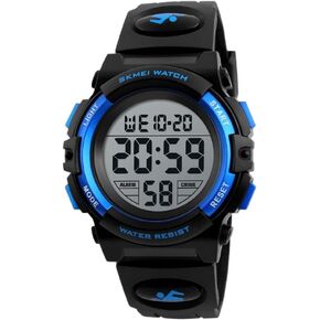 Men's Large dial Waterproof Multifunctional Outdoor Sports Student Trend Electronic Watch (Multiple Styles)