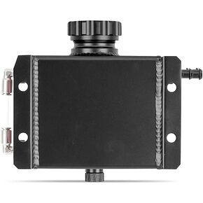 Mishimoto MMRT-1LBK Universal Coolant Overflow Tank, 1 Quart, Black