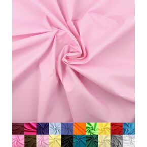Barcelonetta | Poly Cotton Fabric for Sewing | Broadcloth Fabric | by The Yard | 60" Wide Roll | Lightweight, Breathable | Lining, Home Textile, Skirts, Tote Bags (Baby Blue, 2 Yard)