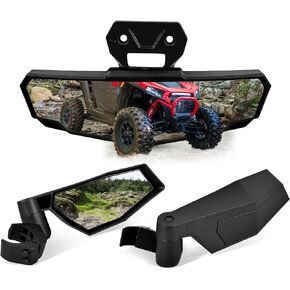Rear View Mirror Side Mirrors Kit for RZR XP 1000 2024, Folding Side Mirrors Adjustable Rearview Mirror for 2024 Polaris RZR XP 1000/ XP 4 1000 Ultimate/Sport/Premium Accessories