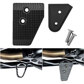 لسيارات BMW R1250GSA R1200GS LC ADV R1200 R1250 GS 2013-2023 دراجة نارية خلفية فرامل القدم رافعة دواسة تكبير لوحة التمديد (فضي)