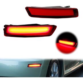 ADIIL Smoked Lens Red LED Rear Side Marker Signal Lights For 2006-2010 VW Volkswagen Beetle（2PCS Passenger and Driver Side）,Rear Bumper Side Fender Lamps in Kuwait
