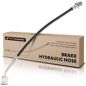 A-Premium Front Driver or Passenger Side Brake Hydraulic Hose Compatible with Select Dodge, Mitsubishi and Ram Models - Dakota 2005-2011, Raider 2006-2009 - Replace# 52013610AC