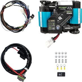 ضاغط هواء مزدوج CKMTA12 12 فولت عالي الإخراج عالمي على اللوحة التوأم لتضخيم الإطارات in Kuwait