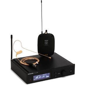 Shure SLXD14/153T Wireless Microphone System with Bodypack and MX153T Earset Headworn Mic, SLXD14/153T-G58