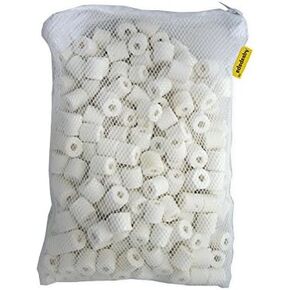 Sohler 1 LB Bio Ceramic Rings Aquarium Filter Media in 1 Free Mesh Bags