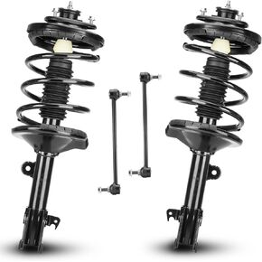 Front Struts Shock Absorber Sway Bar Links Kit Fit for Honda Odyssey 1999 2000 2001 2002 2003 2004, Replace 531597 531598 K90349 (4Pcs)