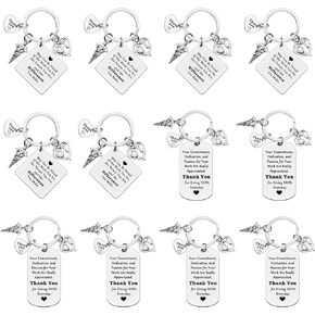 12 Pcs Thank You Gifts for Occupational Therapist OT Keychain Occupational Therapy Appreciation Gifts Occupational Therapist Assistant Gift OT Teacher Gift OT Month Gift Christmas Birthday Gift
