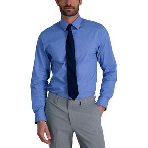 Haggar Mens Premium Comfort Classic Fit Wrinkle Resistant Dress Shirt