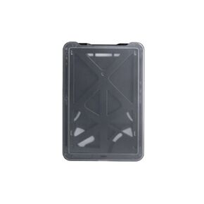 1840-6661 B-Holder Rigid Plastic Vertical 3-Card Holder, Black