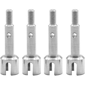 4Pack Vgoohobby RC Rear Wheel Axle Cups Wheel Stub Axle Shafts Compatible with WLtoys 144001 1/14 RC Car