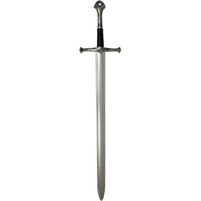 Middle Ages Medieval PU Foam Two Handed Sword Toy Great Sword Weapon Toy for Knight Soldier Warrior Costume Battle Play Halloween Cosplay LARP
