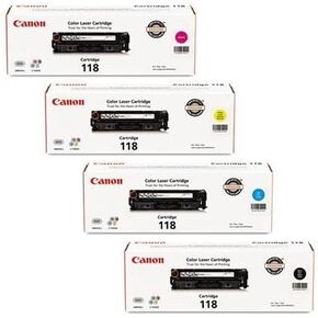 Canon 2660B015AA Original 118 Black, Cyan, Magenta, Yellow for The Color imageCLASS MF8350Cdn