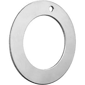 Thrust Washer, PTFE Lined, Steel, 1-1/8 in ID x 2 in OD x 1/16 in Thick