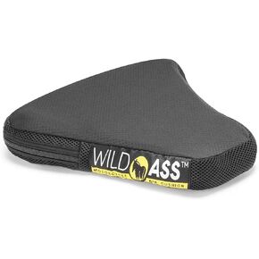 Wild Ass Sport Air Gel Motorcycle Seat Cushion, Black