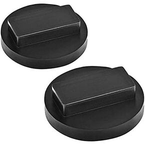 Universal Jack Pad for BMW and Mini Slotted Rubber Jack Pad Frame Rail Protector Jack Black (2 pcs)
