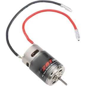 RiToEasysports 390 28T Brushed Motor,High Torsion Low Noise Brushed Motor Stainless Steel RC Motor for 1/16 RC Car