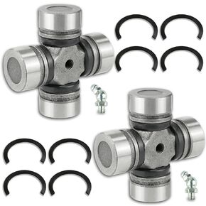 Front Drive Shaft U-Joint 1332903 2202015 2203703 3235500 3235616 3260104 for Polaris ATV UTV RZR ATP Polaris Ranger Sportsman Xplorer Hawkeye Magnum Scrambler Xpedition Front U-Joints Set Pack of 2