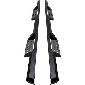 Westin 56-119552 HDX Stainless Drop Nerf Step Bars fits 2004-2013 Silverado Sierra 1500 2001-2019 Silverado Sierra 2500 3500 Crew Cab Textured Black 1 Pair